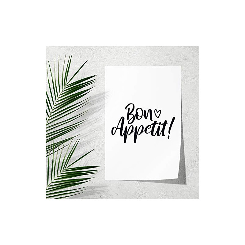JUNIWORDS Bon Appetit Poster 20x30cm