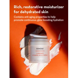 SONAGE Lumenez Vitamin Facial Cream: Daily Restorative Moisturizer with Vitamin C | Hydrating Cream for Dry Skin