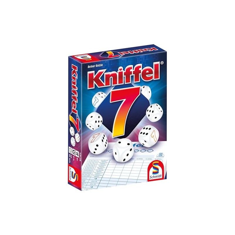 Schmidt Spiele 49436 Kniffel 7 Dice Game