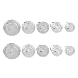 Tapón De Drenaje De Goma con Anillo para Lavabo Y Fregadero 1.96X1.96X0.51In Sellado Seguro Y Fácil De Usar para Baño Y Cocina Paquete De 10
