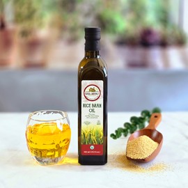 Farm to Market Brown Rice Oil Rice Germ Oil Rice Bran Oil Baby Cooking Oil Premium Oil Brown Rice Oil 500ml / 팜투마켓 현미유 쌀눈유 미강유 아기식용유 고급 기름 현미유 500ml