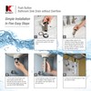 Keeney K820-76 Universal Push Button Bathroom Sink Drain Without Overflow