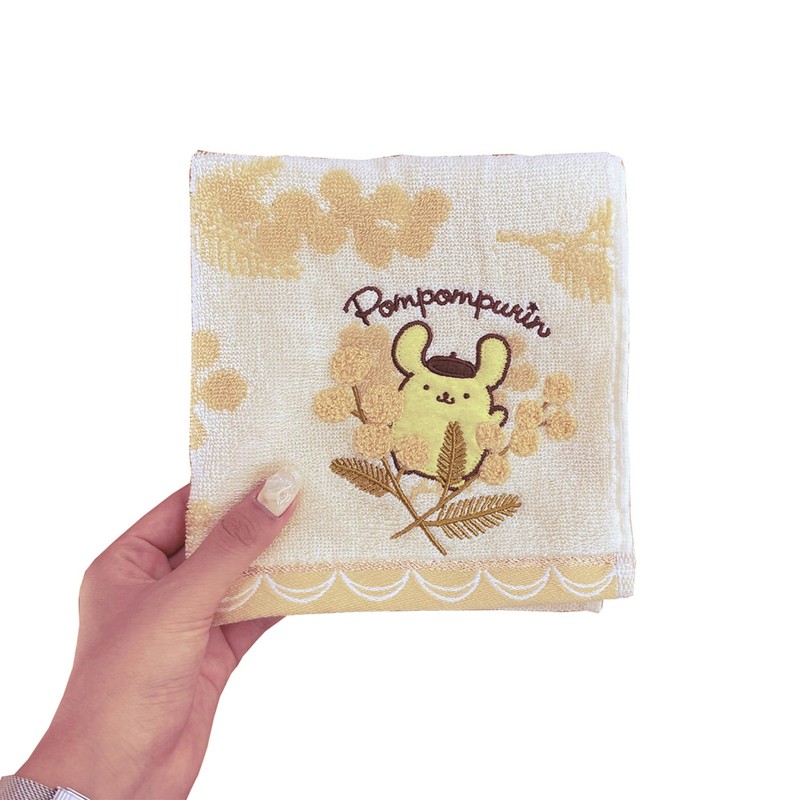 Marushin 3725003600 Hand Towel, Handkerchief, Pom Pom Pudding, Bloom Pudding,