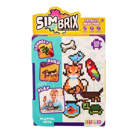 Character Options 07994 Simbrix Starter Pack Playful Pets with 1000+ brix Creative Activity STEAM Arts and Crafts Kids’ Toys for Girls & Boys Ages 5 and up
