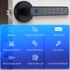 Swokely Smart Fingerprint Door Lock with Handle, 4 in 1