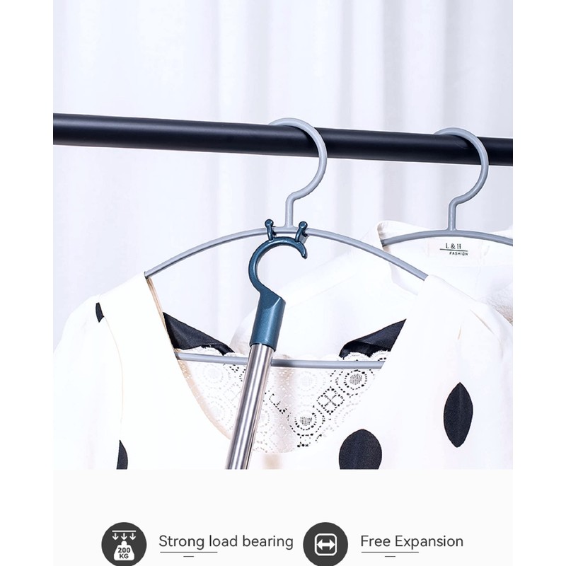 BEEY Reach Stick Long Pole Utility Hook 56" Extended Reaching