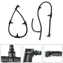 waltyotur Diesel Fuel Line Return Kit Fuel Injector Return Line Kit Replacement for 2004-2010 6.6L LLY Duramax Diesel Pickup Truck Engines