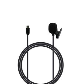 PDEEY Micrófono micro USB compatible con Akaso Brave 7le, EK7000, V500X cámara de acción, micrófono externo de solapa Lavalier