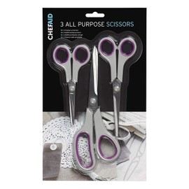 Chef Aid Set of 3 Household Scissor Pack