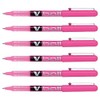 Pilot V Ball VB5 Rollerball Pens Liquid Ink Fine Metal