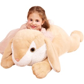 IKASA Giant Rabbit Stuffed Animal Plush Toy, 30" Large Bunny Plushy Toy for Kids Girls Boys