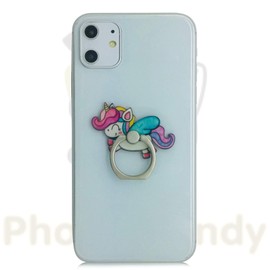 Phone Kandy Unicorn Phone Ring Cute Kawaii Finger Grip Holder Stand Mount 360/190 Kickstand Universal Suitable for All Devices (Unicorn #3)