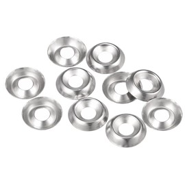 sourcing map #12 304 Stainless Steel Cup Washer Countersunk for Screw Bolt 50pcs