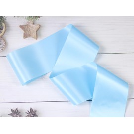 FENDOLE 12 Pack Light Blue Blank Sash,Plain Satin Sashes,Sashes for Pageants,DIY Sashes for Party Decorations,Blank Sashes for Pageants