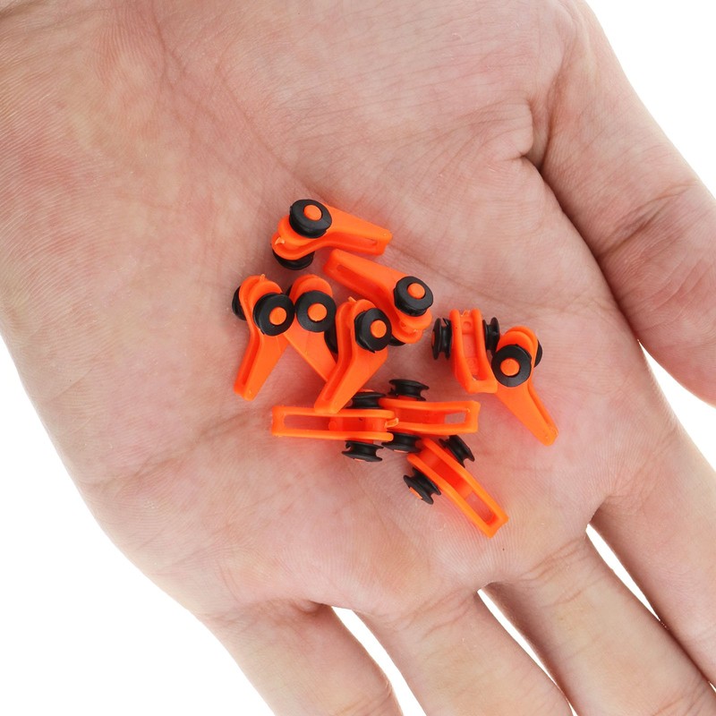 OTOTEC 10x Hooks For Fishing Rod Plastic Hook Keeper Fish