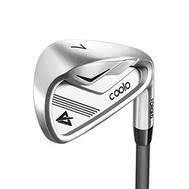 COOLO Graphite Golf Irons for Slower Swingers, Beginners/High Handicap/Seniors/Ladies, Individual Lightweight Irons, Reduced Strain on Elbows and Wrists, Right&Left Handed.(Men, 8#, Right)