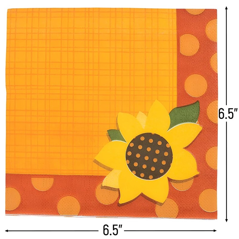 Lil’ Pumpkin Luncheon Napkins - Party Supplies - 16 Pieces