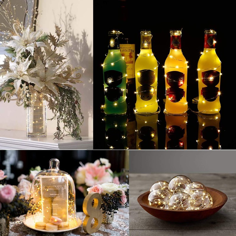 HDSHIMAO Pack of 3 Sets LED Starry String Lights with