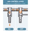 Pawfly 4-Way Aquarium Air Flow Control Lever Valve Splitter Distributor