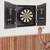 Dartboard Dart Machine and Cabinet Sets Extended Dart Catch Area