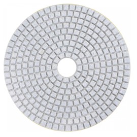 MiJunHD Diamond Polishing Pad, 7 inch 180 mm 300 Grit Sanding Discs for Grinder & Polisher, Hook and Loop Backing Pad for Grinding Buffing Granite Marble Concrete Stone (1 Piece)