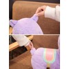 FeiWen Soft Toys Alpaca Plush Cute Saddle Alpaca Plush Doll