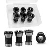 VooGenzek 6 Pieces Router Collet Chuck, 6mm 6.35mm 8mm Steel