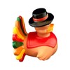 3" Thanksgiving Turkey Rubber Duck [Floats Upright] - Baby Safe