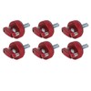 6PCS Hard Top Quick Removal Fastener Thumb Screw with D