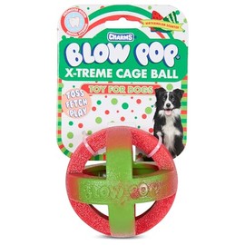 Candy-Themed Marble Cage Ball Dog Toys – Heavy Duty Chew Balls for Dogs – Scented Rubber, Textured for Dental Wellness – Dubble Bubble, DOTS, Blow Pop, Junior Mints