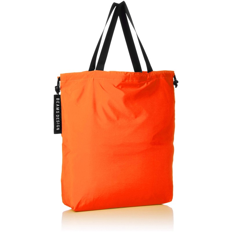 Beams Design 07202304 Pocketable Eco Bag, Unisex, Adult, orange