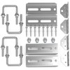 4 PCS 8" Galvanized Swivel Top Bunk Bracket Kit for