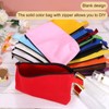 uxcell Canvas Makeup Bags, 10 Pcs Travel Cosmetic Bags Bulk,