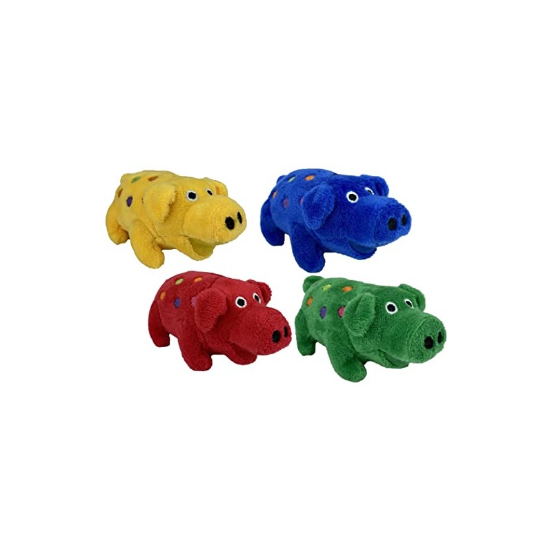Multipet Mini Plush Globlets 4.5 Inches (Assorted Color, 1 Pack)