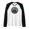 Nutcracker Monster Truck Christmas Nut Smasher Xmas Lights Raglan Baseball