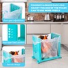 Auktransceler Portable Foldable Multifunctional Garbage Bag Holder, Adjustable Kitchen Trash