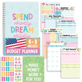 Hadley Designs 2026 Budget Planner and Monthly Bill Organizer - Monthly Budget Planner 2026, Financial Planners Budgeting Book, Bill Tracker Notebook For Expenses, Undated Finance Organizer Journal