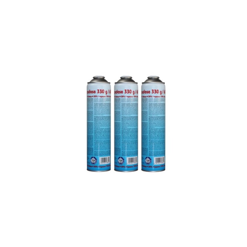 3 x 330 g Replacement Druckgasdose EN417 (BG 400 BG