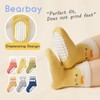 Bearbay Baby 6 Pairs Toddlers Non Slip Ankle Socks with