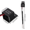 Weasch 2Pack 12V 2-Pin Electronic LED Flasher Relay, LF1-S-PIN Wiring