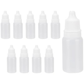 Mesanda Dropper Bottle, Refill Bottle, Divided Bottle, Dropper Eyedropper, Container, Liquid Storage Bottle, Eye Dropper Bottle, Glue Bottle, Leak Proof, Laboratory Tool, Plastic, Translucent (10ml,