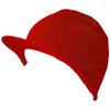 TOP HEADWEAR Winter Cuffless Beanie Visor, Red