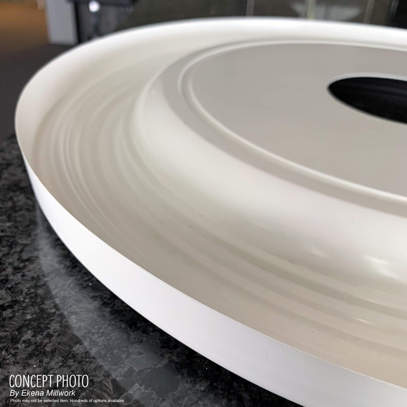 Ekena Millwork CMP19BA Baltimore Thermoformed PVC Ceiling Medallion, 19"OD x
