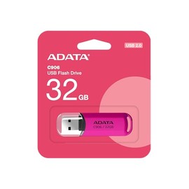 ADATA Memoria USB 32GB C906 2.0 Flash Drive Rosa AC906-32G-RPP