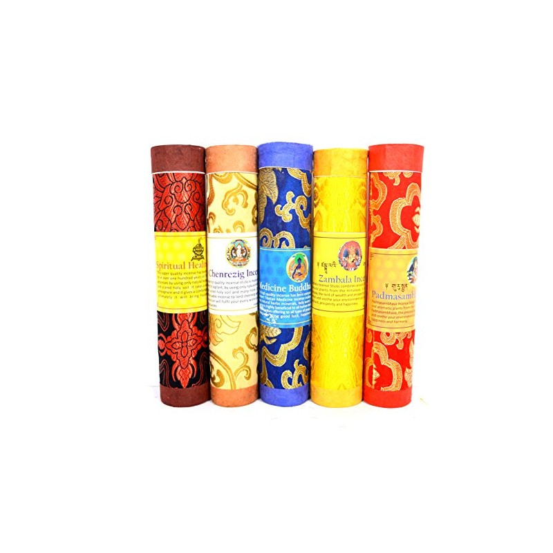 Bermoni Bhutanese Aromatic Incense Tibetan Meditation Joss Incense Sticks- Pack