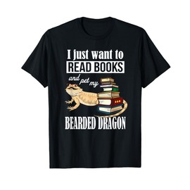 Tiny Dinosaur Read Books & Pet My Bearded Dragon Lover T-Shirt