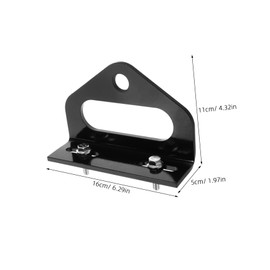 Mikinona Lawn Tractor Hitch Adapter Durable Tow Hitch for Zero Turn Mower Efficient Towing Kit with Screws Multiple Applications for Lawn Care and Equipment Transport