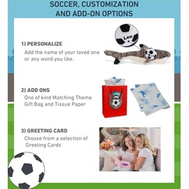 DolliBu Blacktip Reef Shark Stuffed Animal with Soccer Ball Plush - Huggable Shark Playtime Toy, Cute Ocean Gift Doll, Super Soft Stuffed Doll Animal Toy for Kids, Adults - 16 Inches