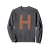 Creative Bold Leather Letter H - Design - Alphabet -