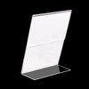 TAPKUA Display Table Stand, Table Stand, Transparent Acrylic Sign Holder